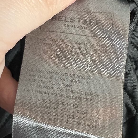 Belstaff Fayer Cashmere Blend Double Breasted Convertible Peacoat Coat 48 Gray - Picture 11 of 16